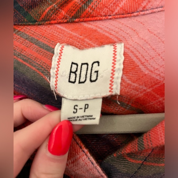 Urban Outfitters BDG Karl Slouchy Flannel Button Down Shirt - Picture 6 of 6